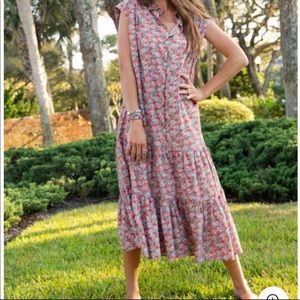 Natural Life Floral Shirt Dress